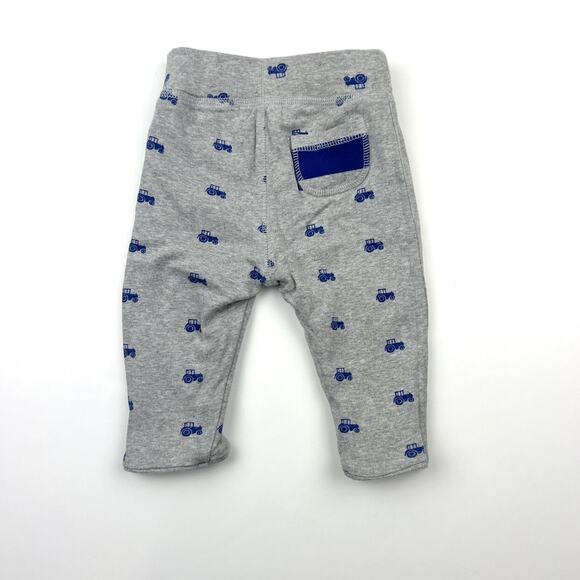 Baby Boden Reversible Striped Tractors Pants - Picture 8 of 9